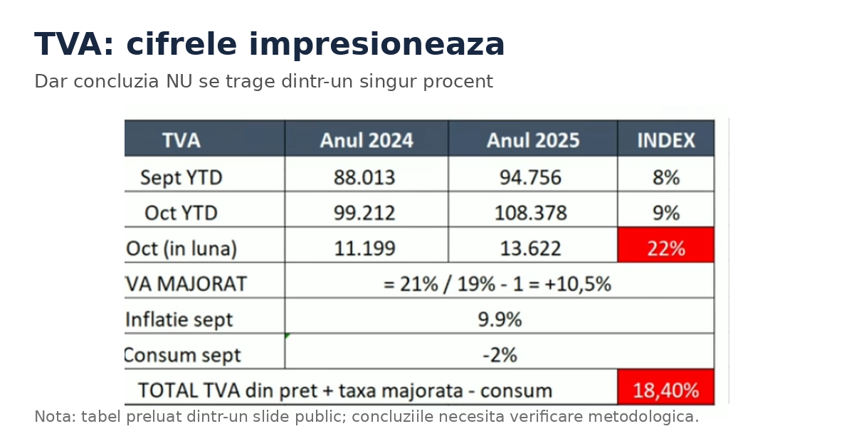 Cand procentele arata bine, dar concluzia pica: cum verifici o analiza de TVA in 10 minute